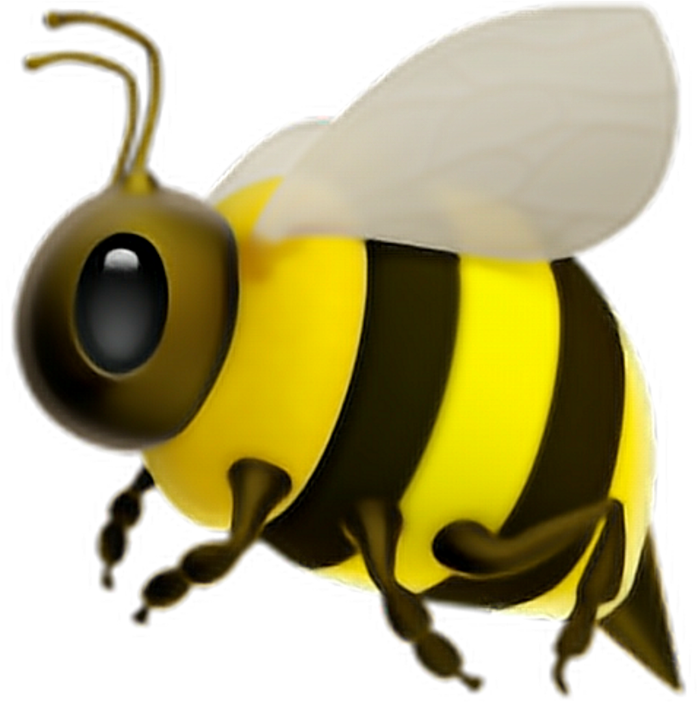 Honeybee_ Emoji_ Illustration.png PNG