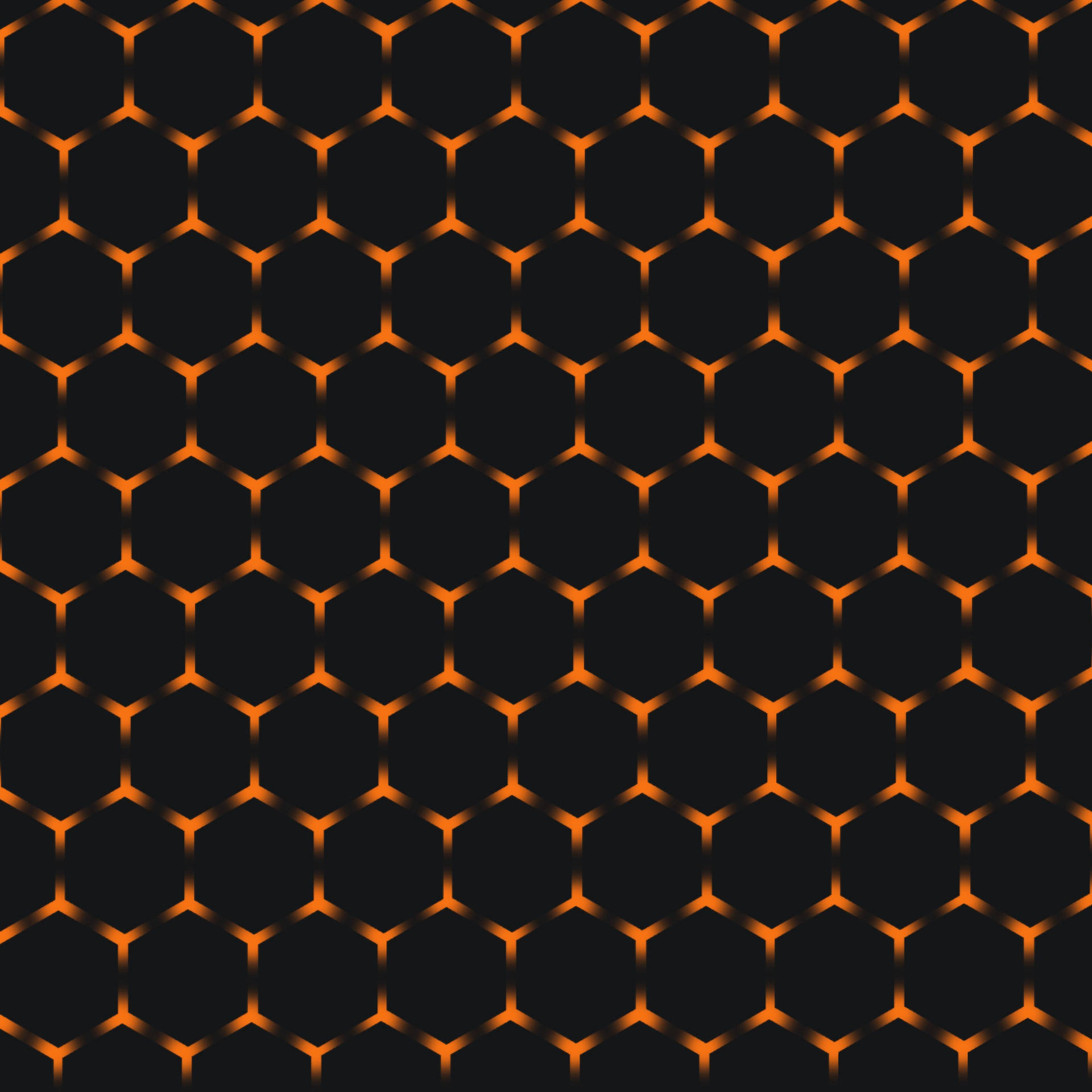 Honeycomb Black And Orange