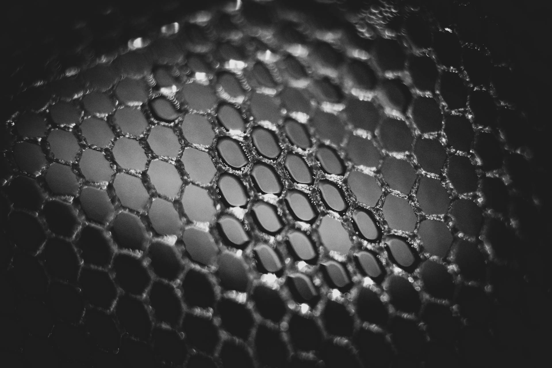 Honeycomb Mønster Glas Wallpaper