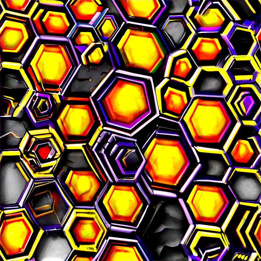 Honeycomb Seamless Pattern Png 05232024 PNG