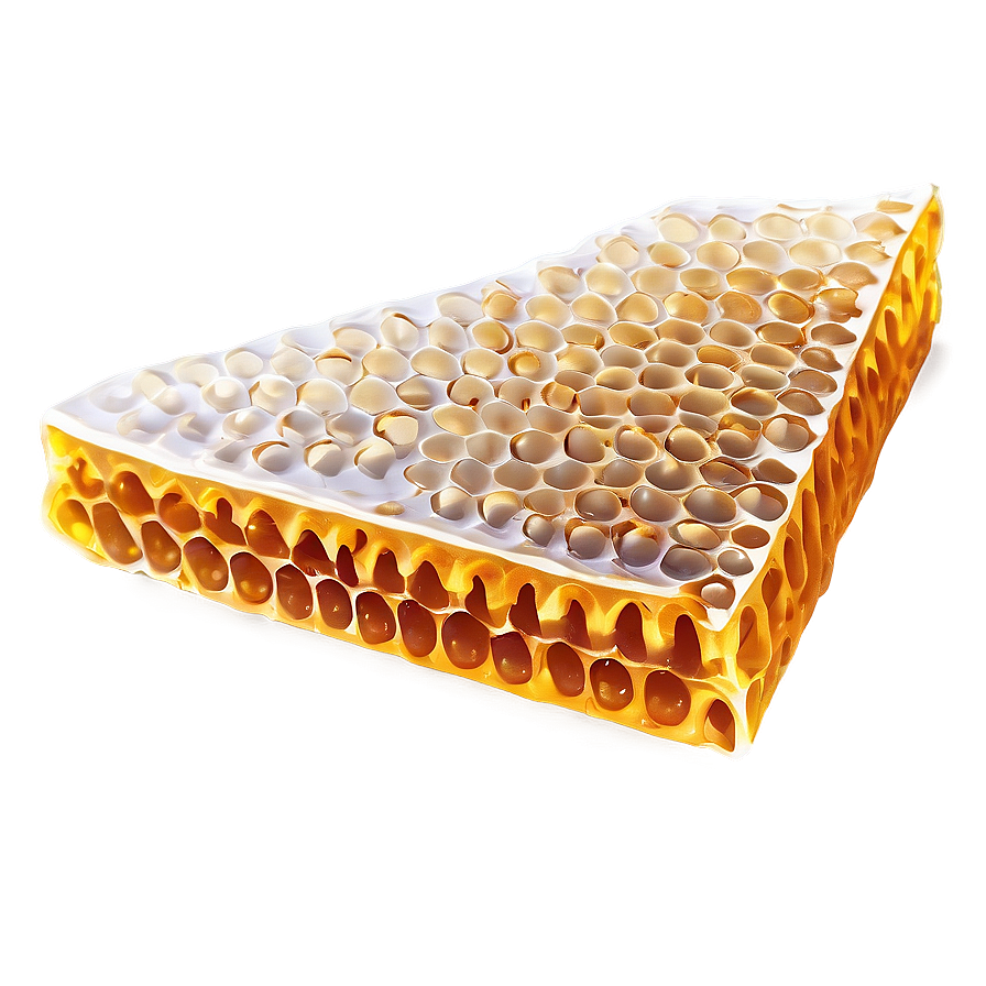 Honeycomb Slice Png 05242024 PNG