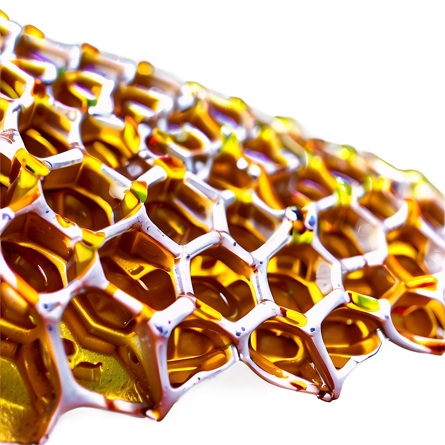 Honeycomb Structure Close-up Png 80 PNG