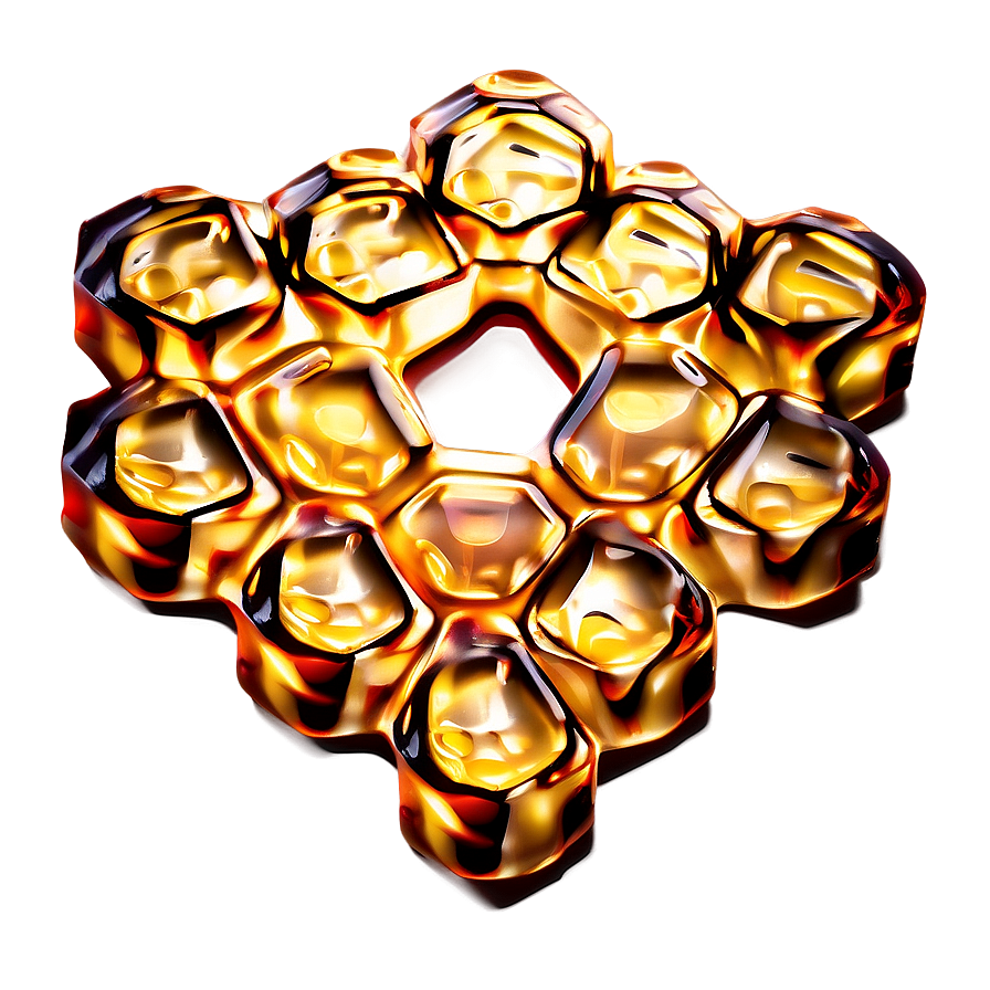 Honeycomb With Light Png 05232024 PNG