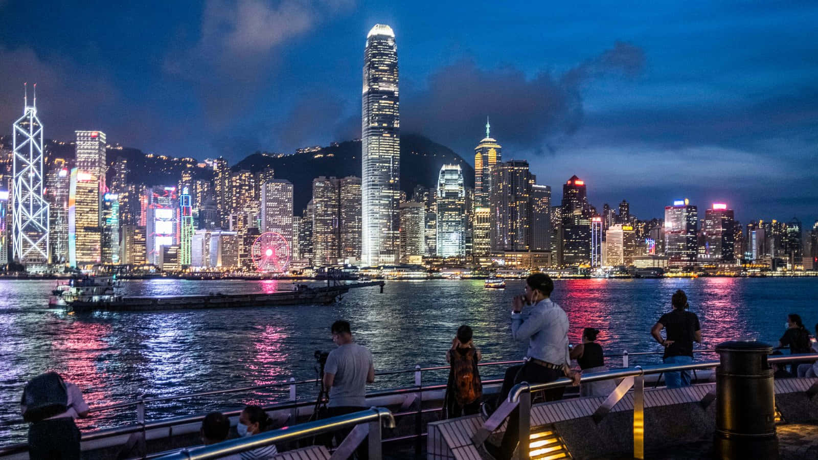 Stunning Hong Kong Skyline at Night