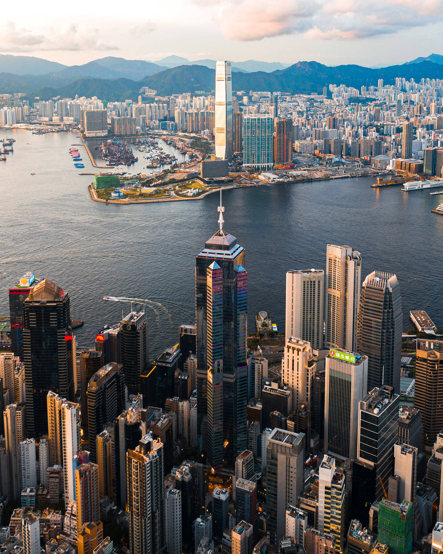 Hongkong, Victoria Harbour Durante El Día Fondo de pantalla