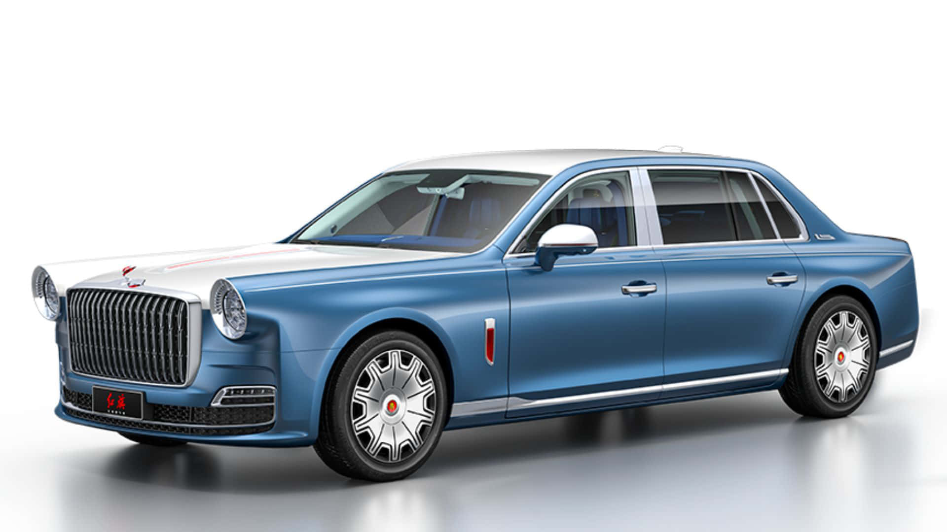 Hongqi L5 Luxe Sedan Profiel Achtergrond