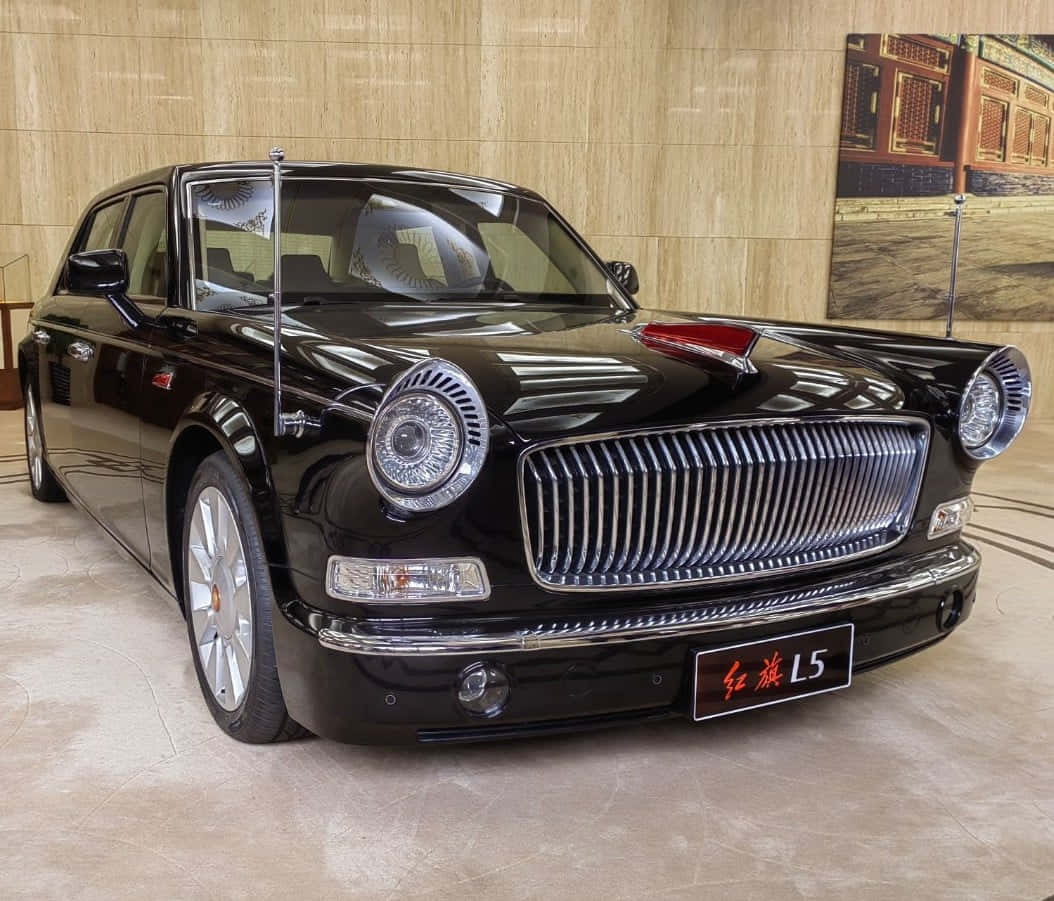 Hongqi L5 Luxe Sedan Showcase Achtergrond