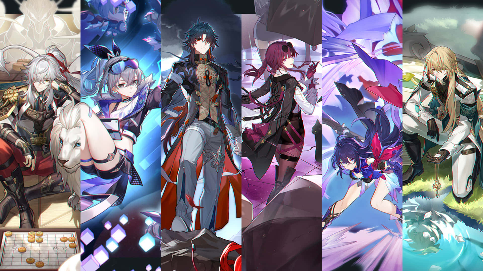 Honkai Star Rail Character Collage Wallpaper