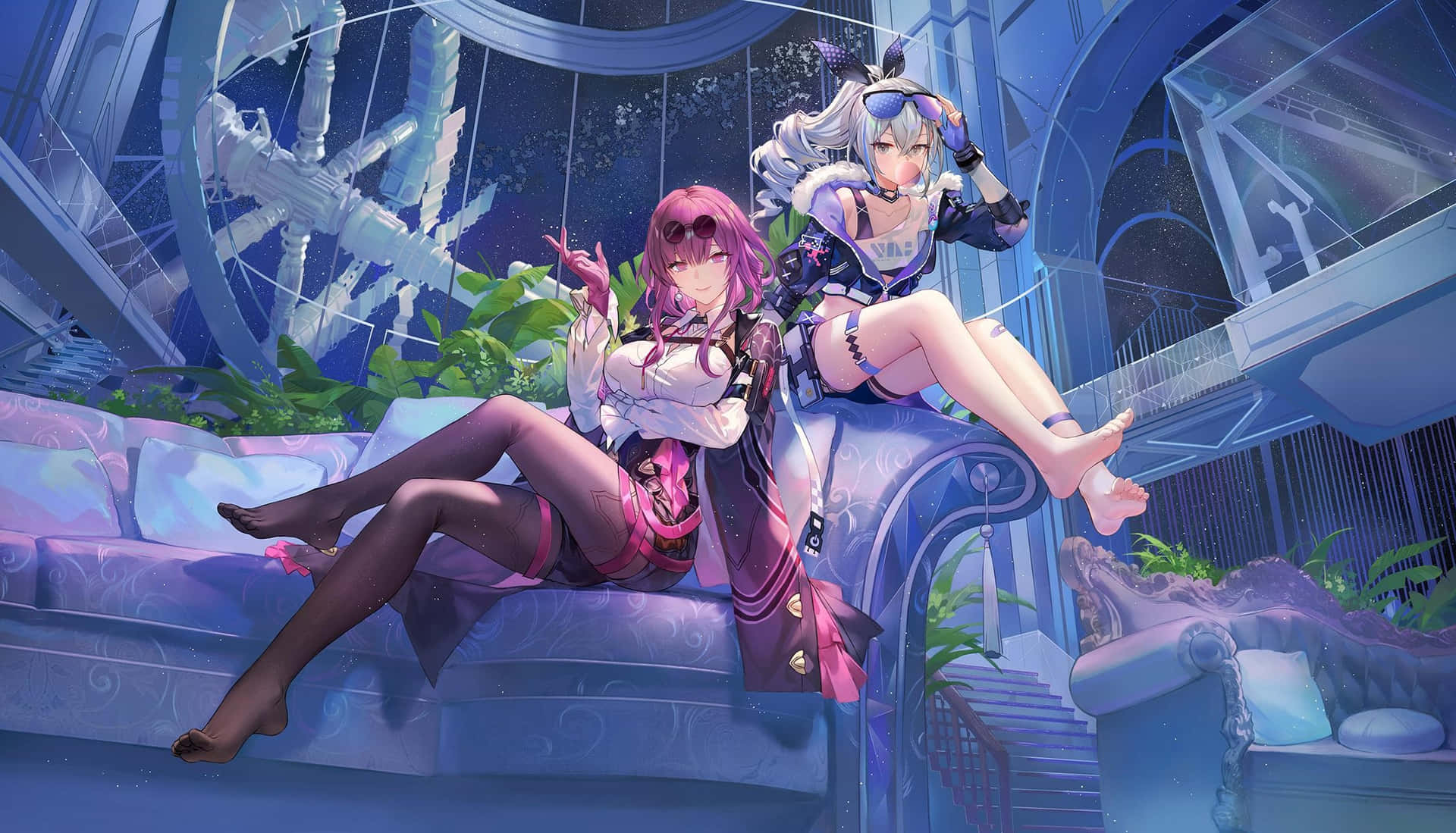 Honkai Star Rail Characters Relaxing Wallpaper