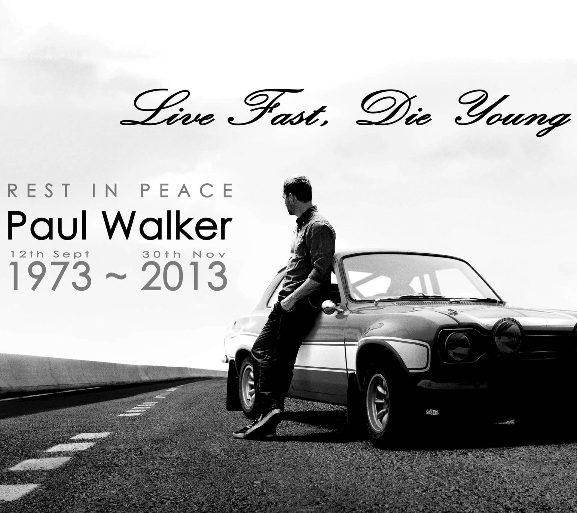 Honrando Paul Walker Papel de Parede
