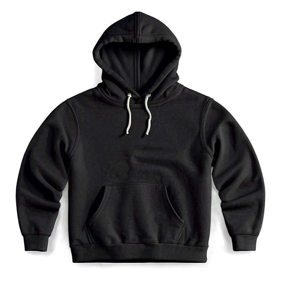 Hooded Black Sweatshirt Png 20 PNG