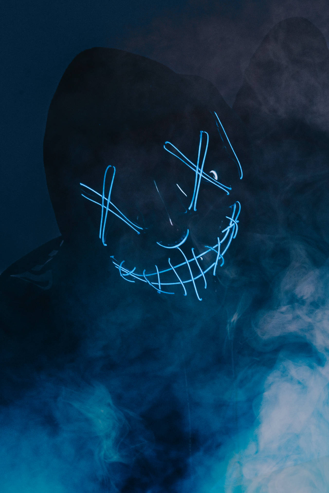 Hooded Mask Person Smoke Hd Wallpaper