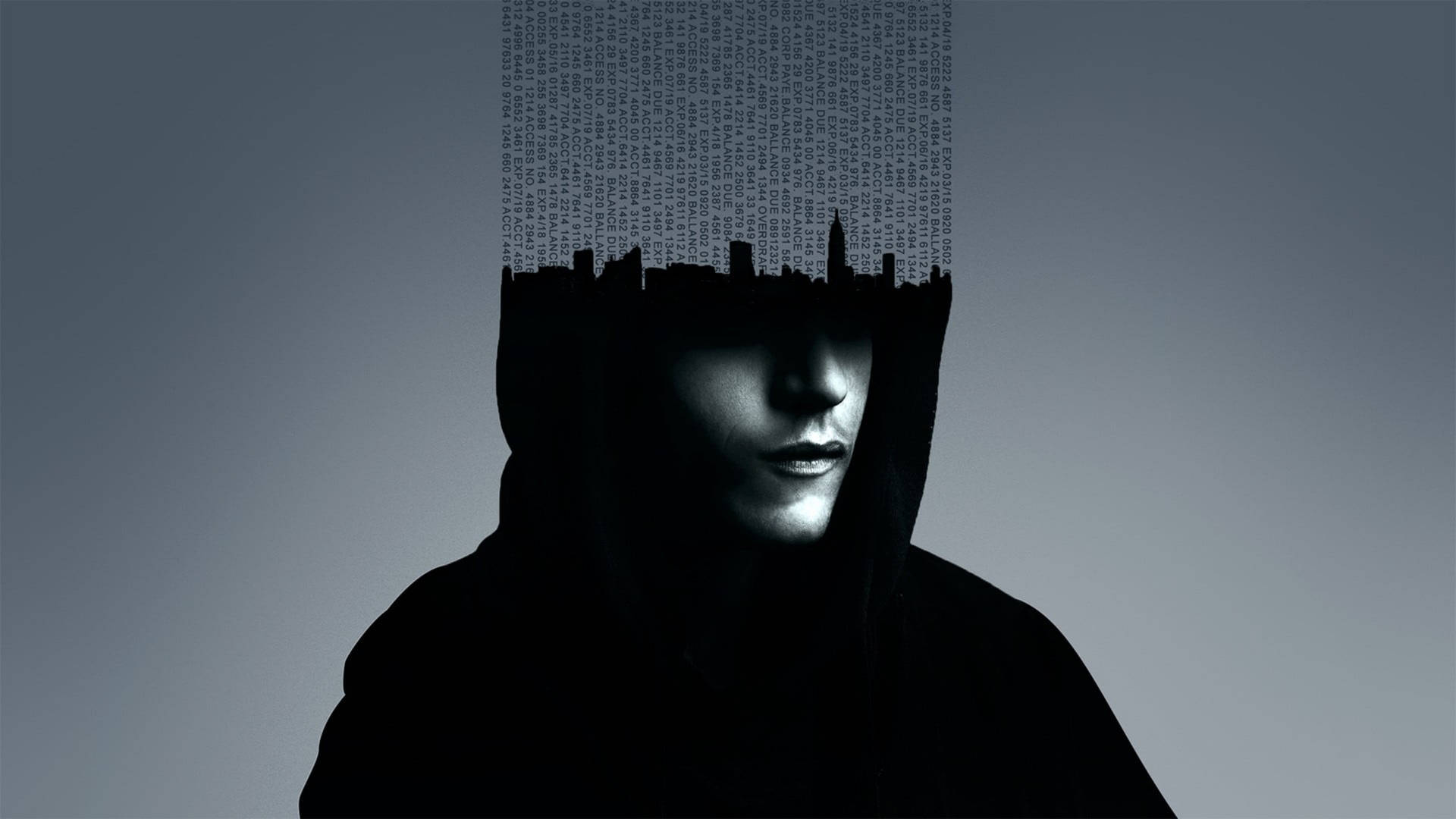 Hoodie Met Matrix Code Hacker 4k Achtergrond