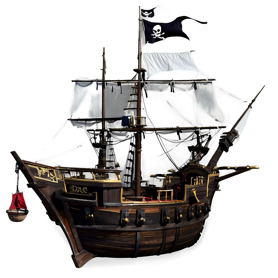 Hook's Pirate Ship Png Tvv PNG