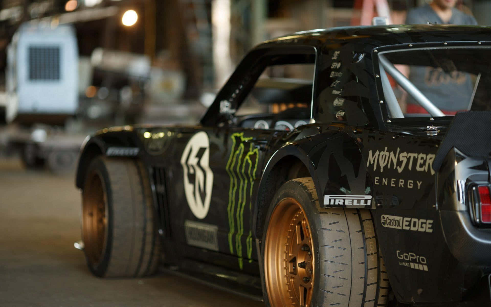 Hoonigan Monster Energy Drift Car Wallpaper