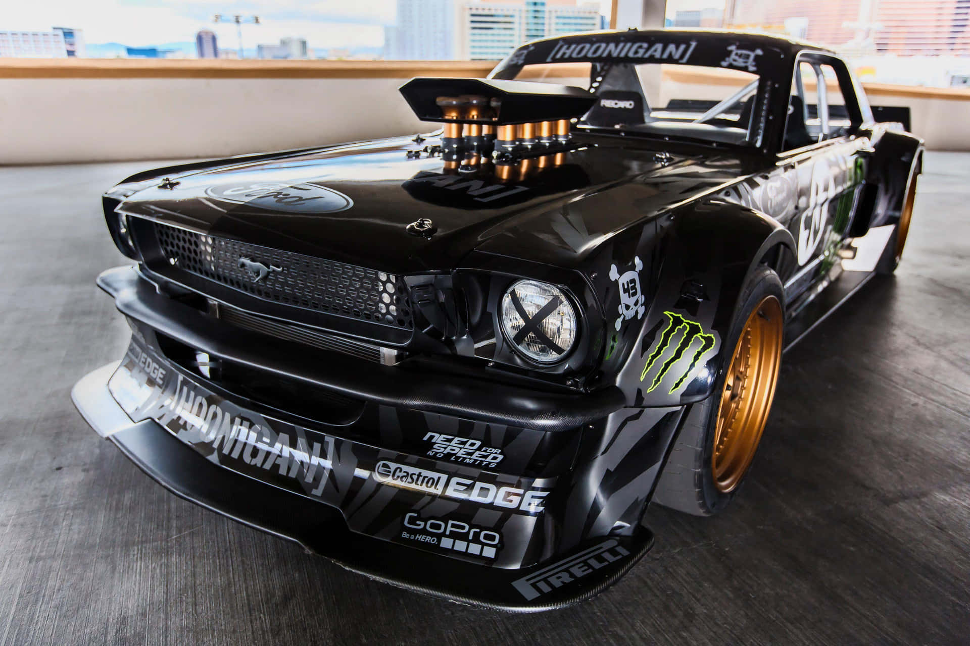 Hoonigan Mustang R T R Drift Car Wallpaper