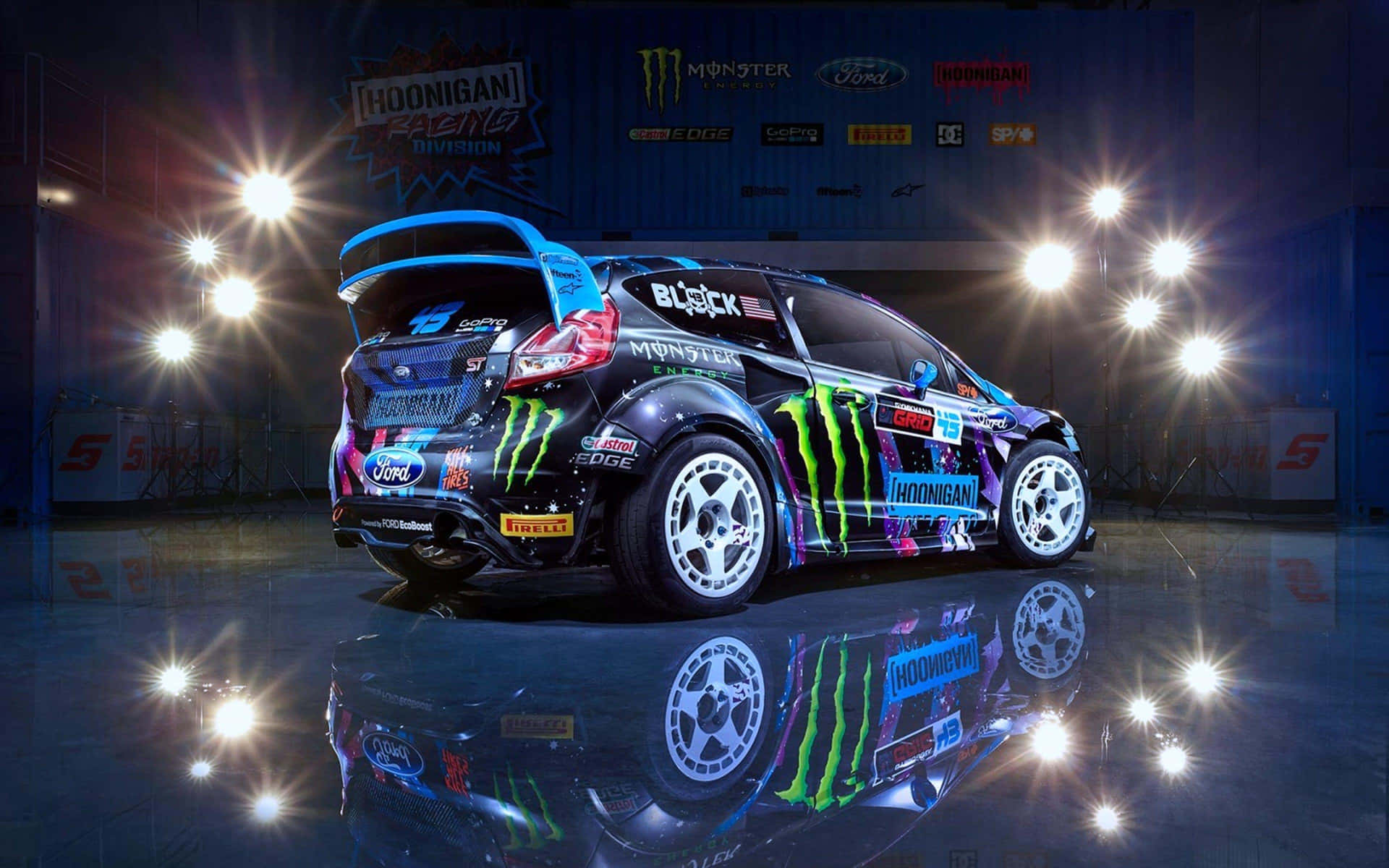 Hoonigan Racing Division Ford Fiesta Wallpaper