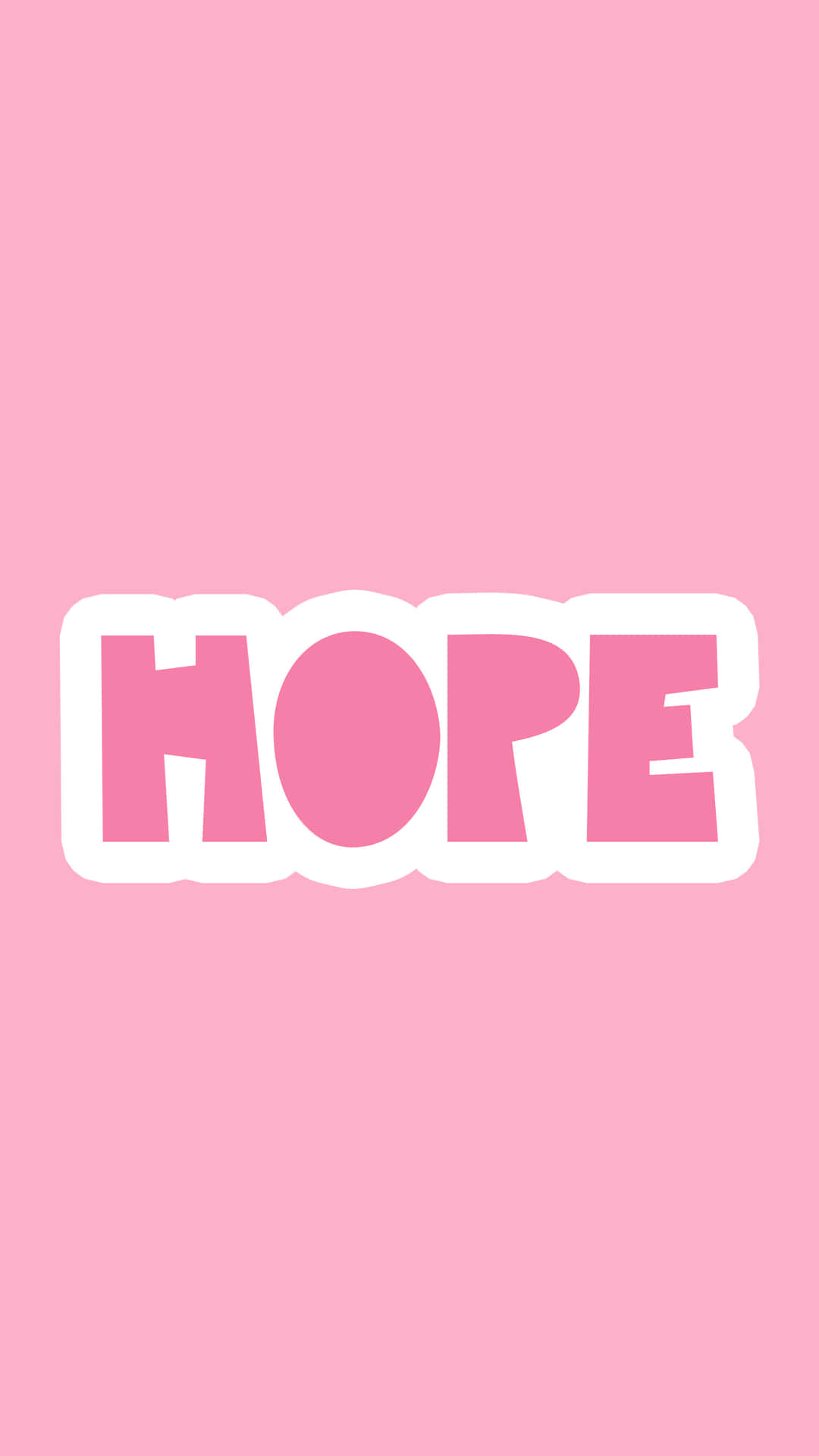 Hope In Pink Backdrop Wallpaper