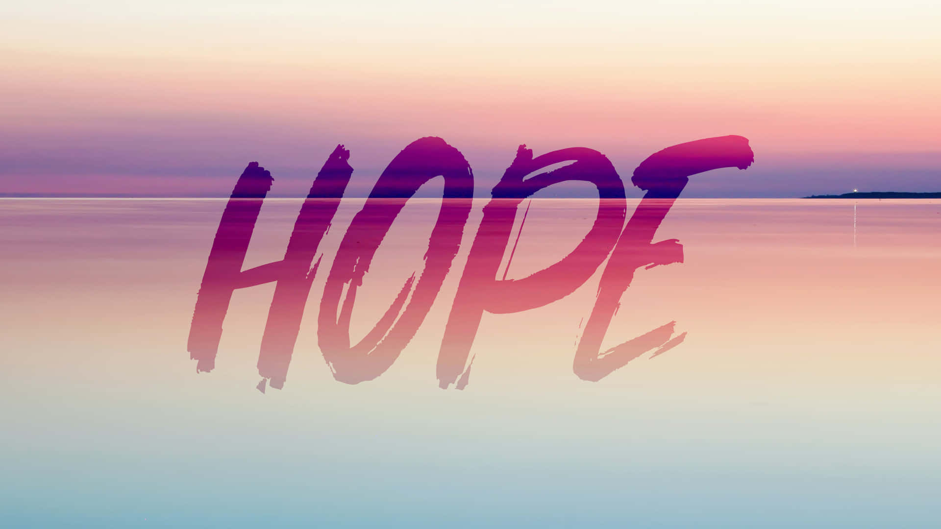 Hope Purple Aesthetic Background Picture
