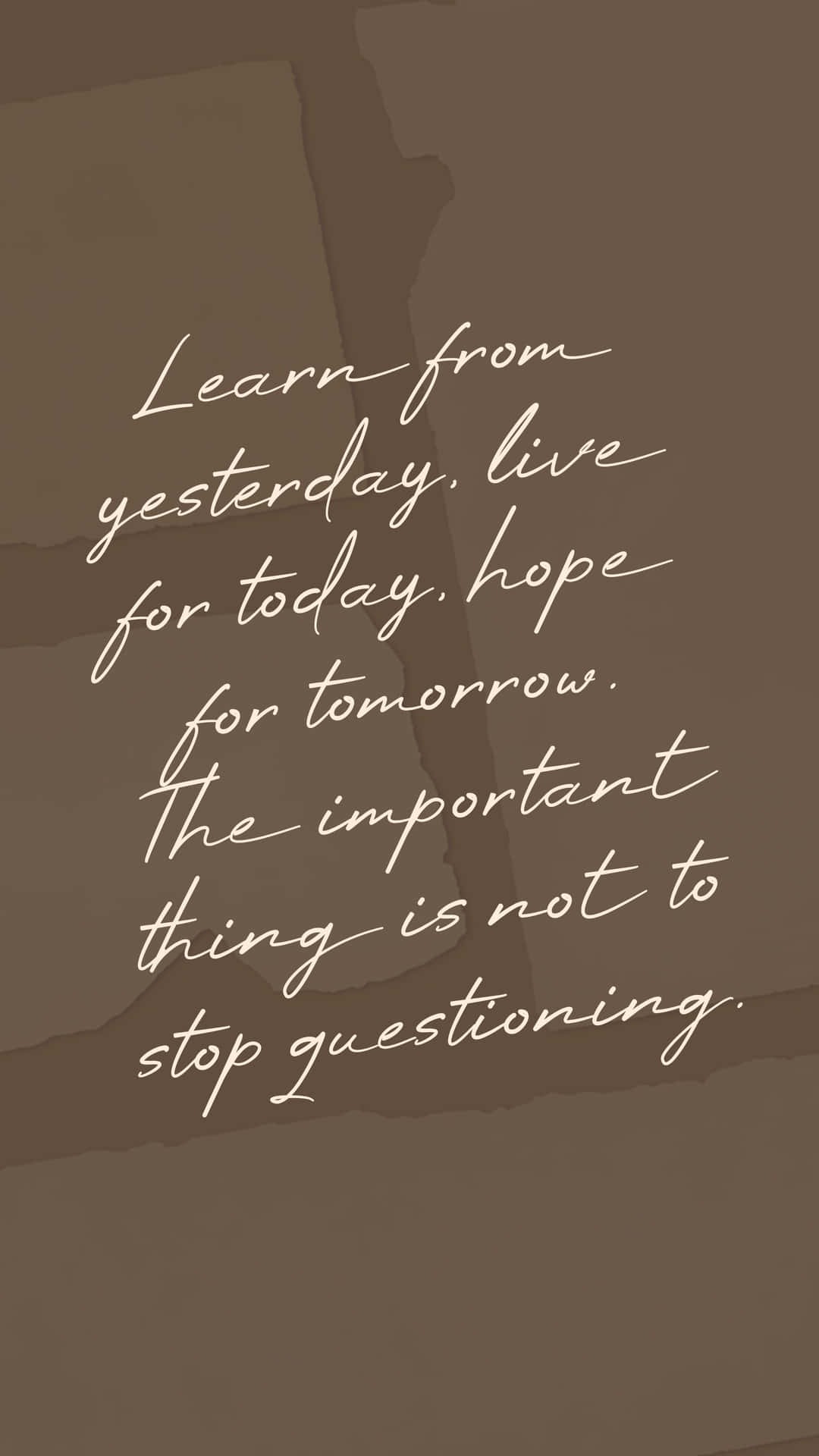 Hope Quote In Brown Background Wallpaper