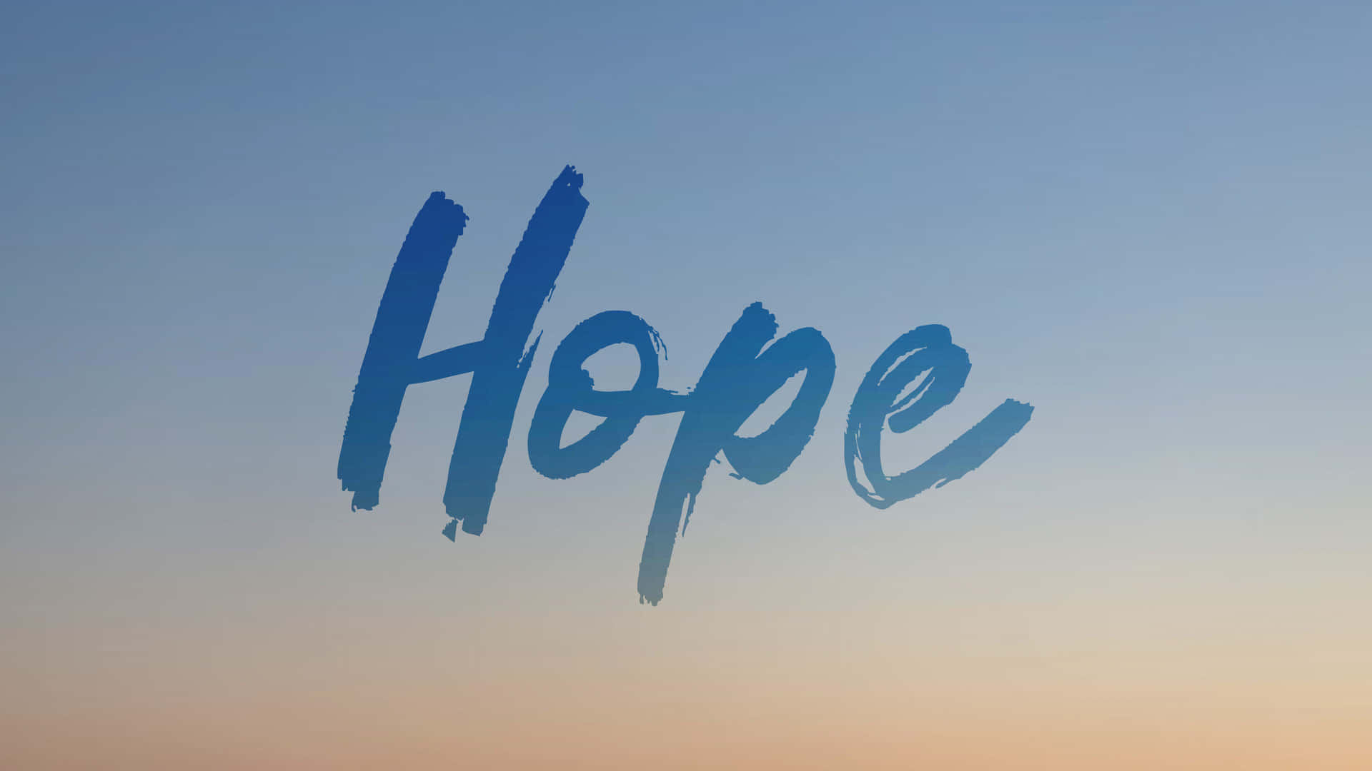 Hope Word Art Ombre Background Picture