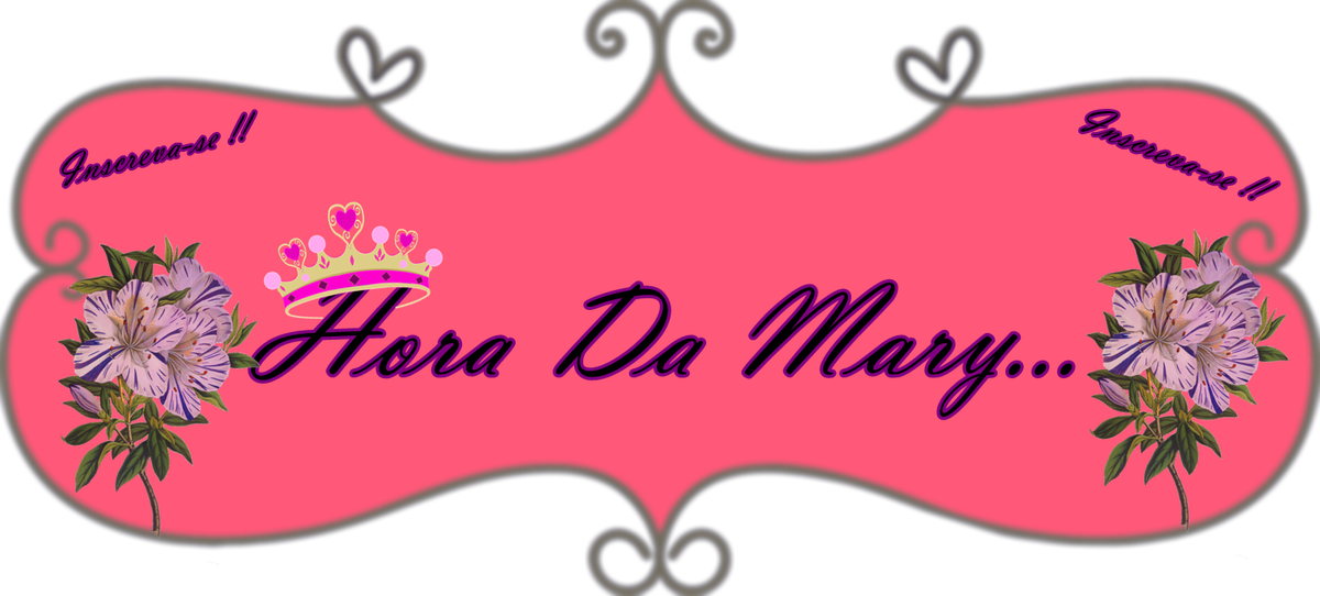 Hora Da Mary Floral Banner PNG