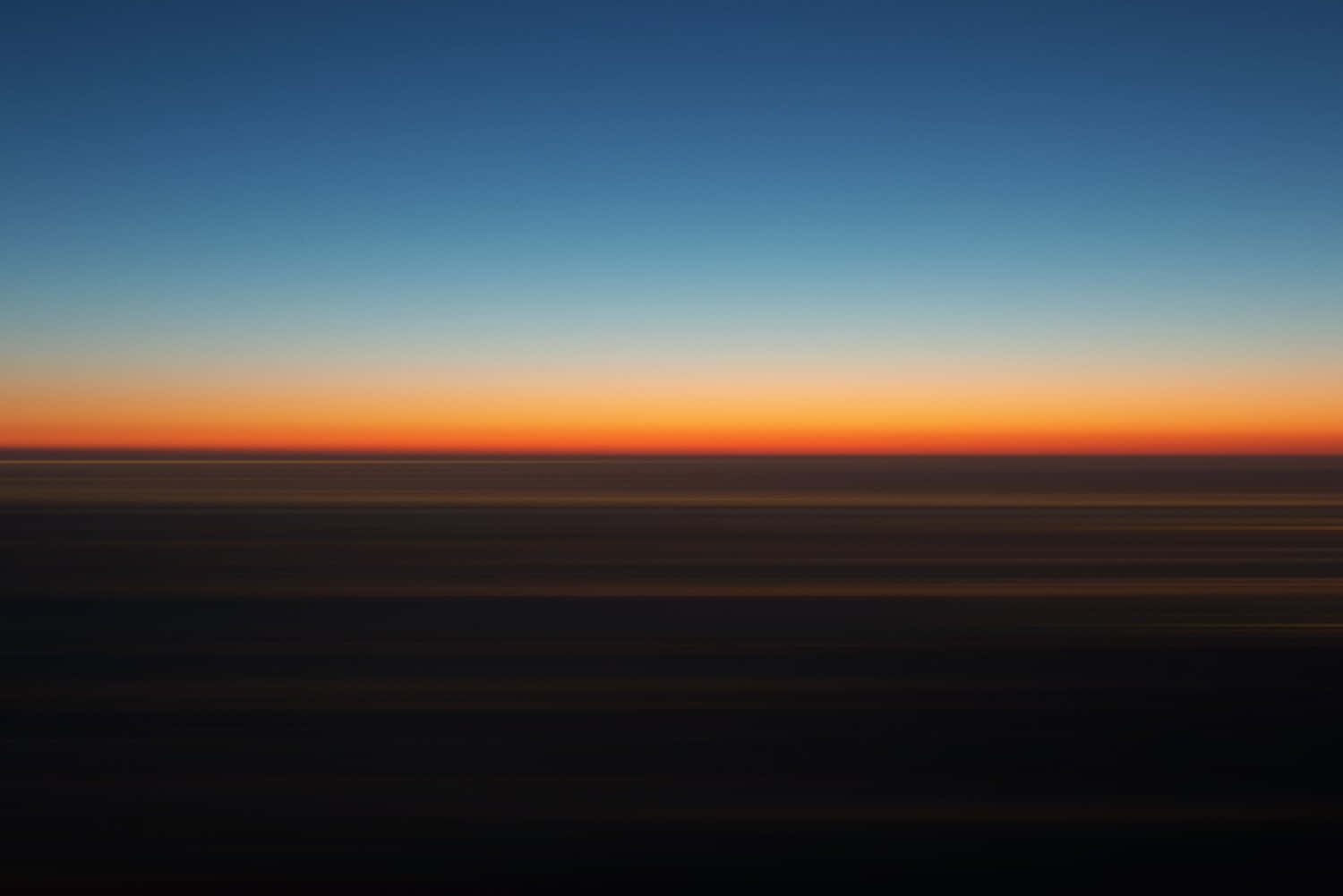 Stunning Horizon Landscape at Sunset