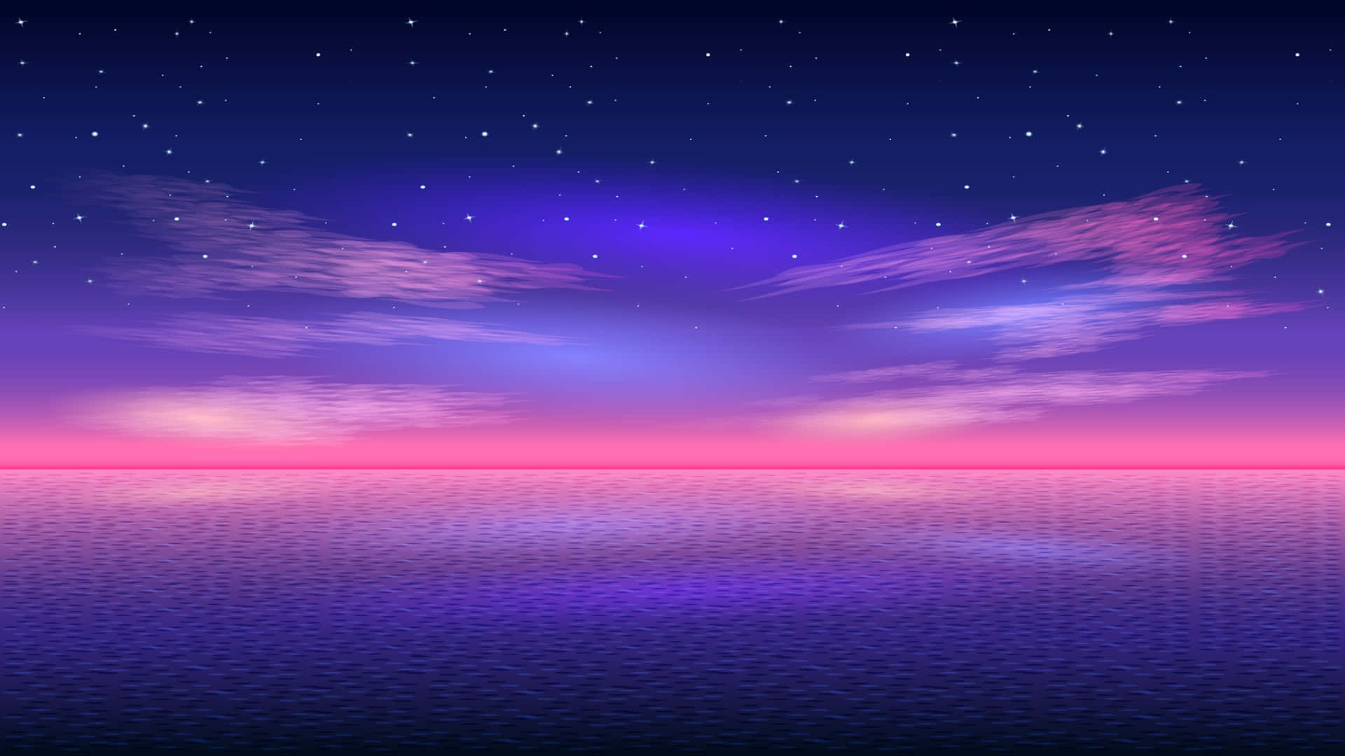 Tranquil Horizon at Sunset