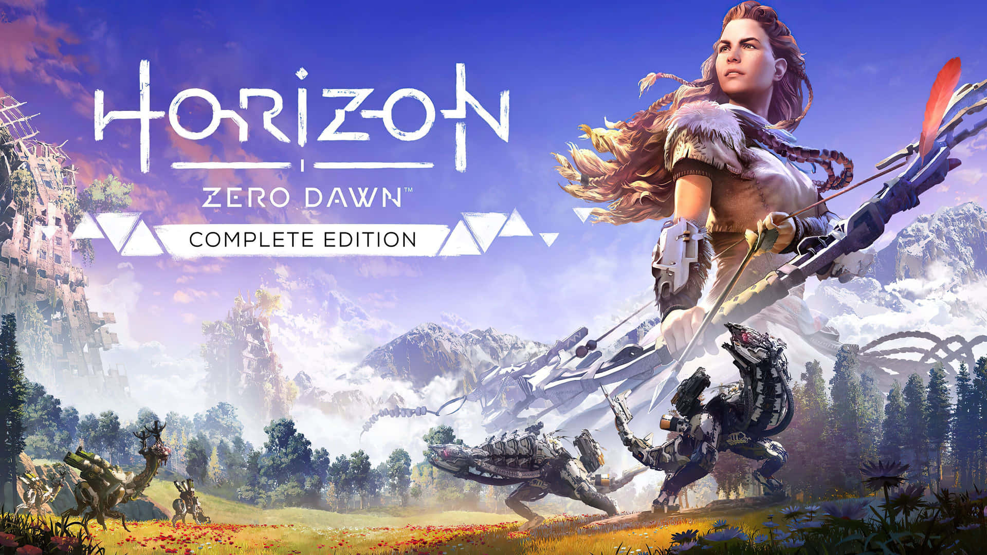 Horizonzero Dawn Complete Edition - Horizon Zero Dawn Komplett Utgåva (för Dator Eller Mobil Bakgrundsbild) Wallpaper