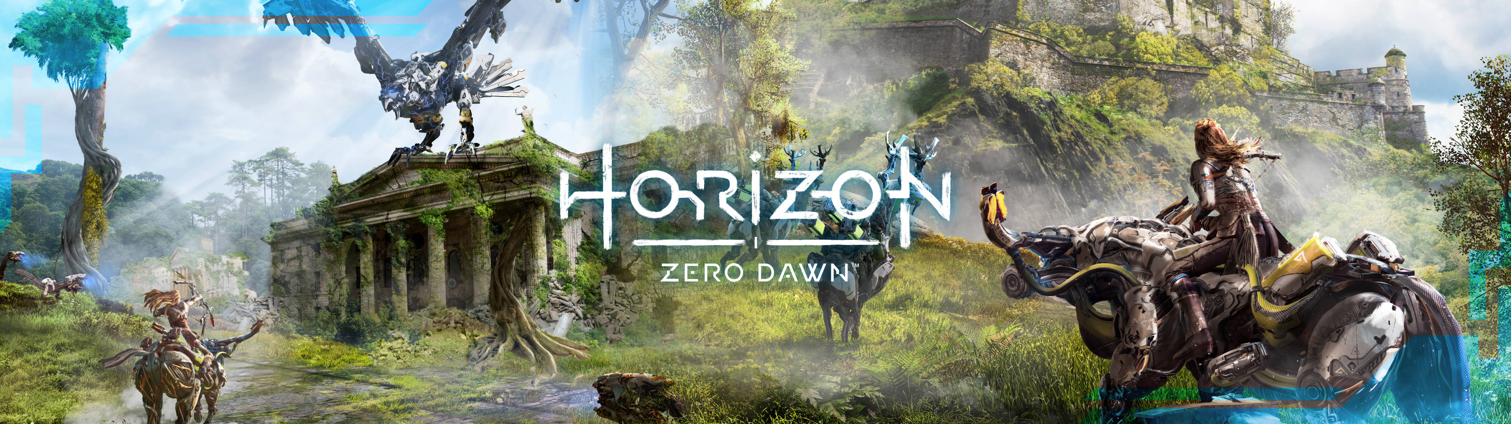 Horizon Zero Dawn Landscape 5120x1440 Gaming Wallpaper