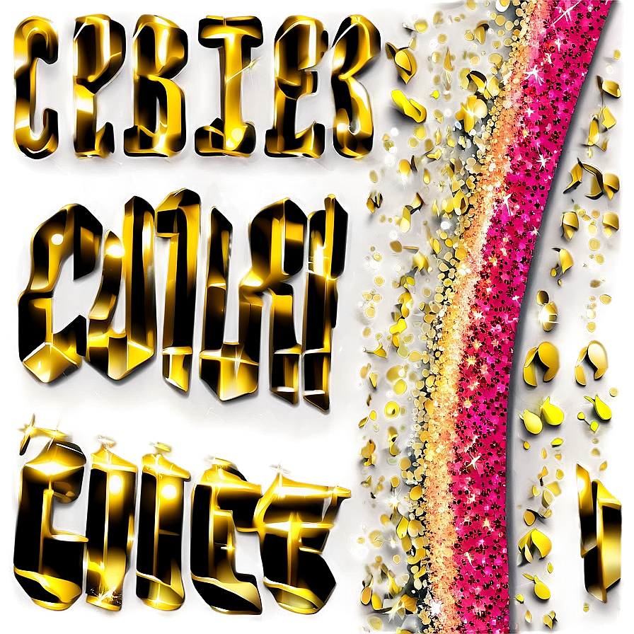Horizontal Glitter Line Stripe Png 06272024 PNG