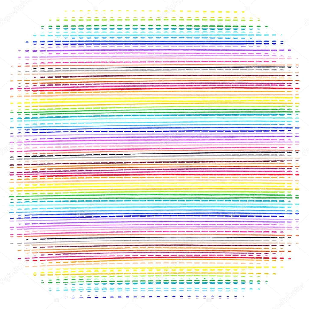 Horizontal Rainbow Pastel Colors Picture