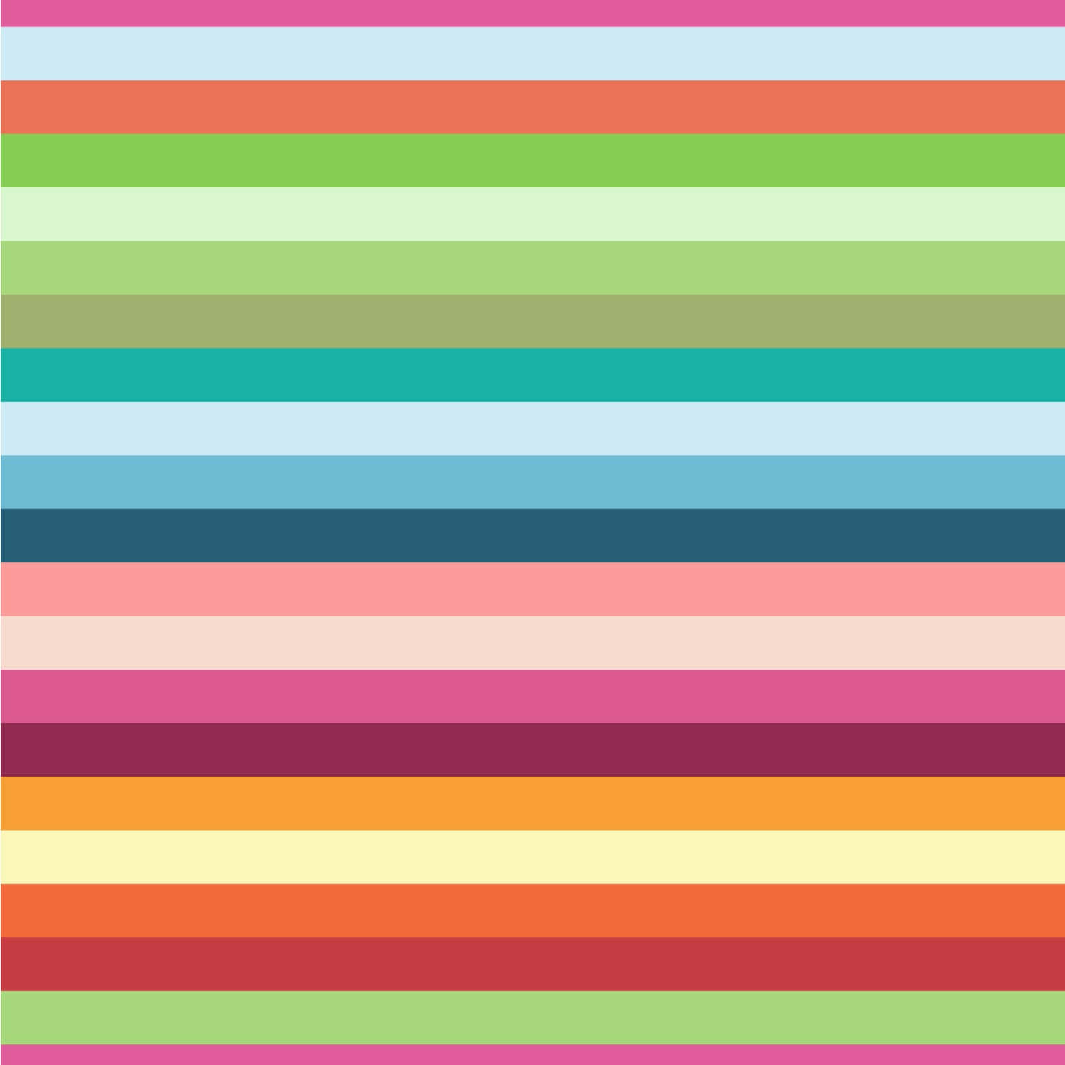 Horizontal Retro Colorful Stripes Picture