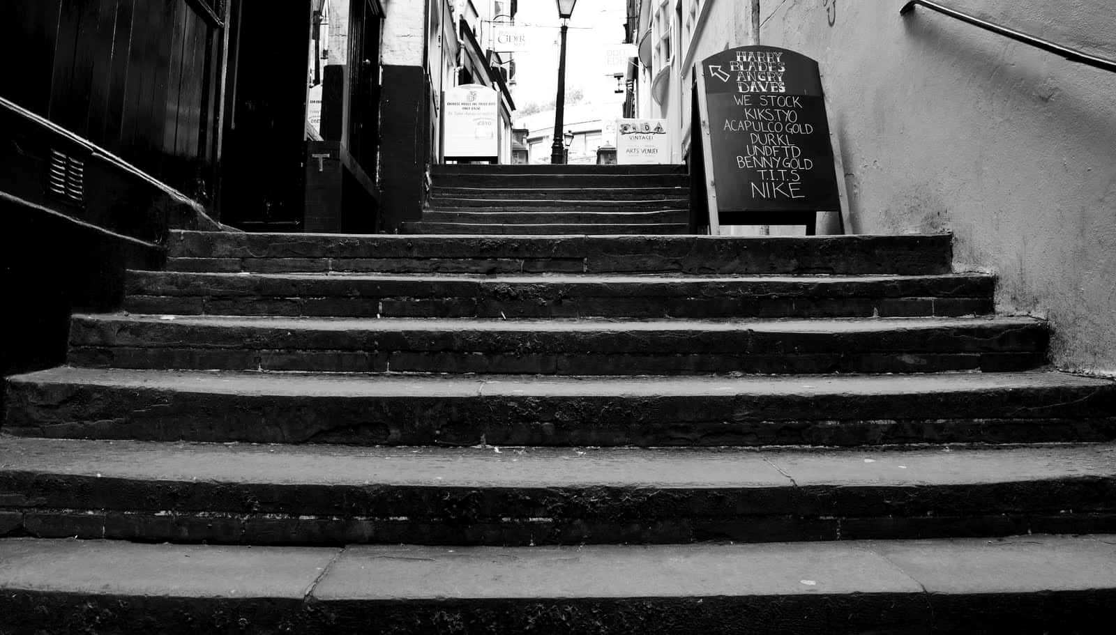 Horizontal Street Photography Stairs Picture