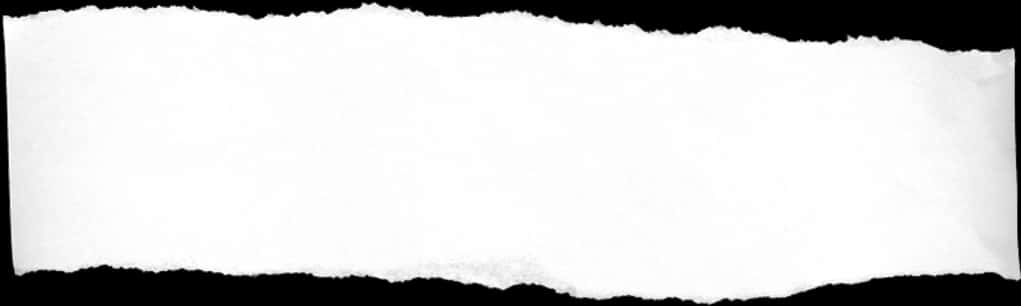 Horizontal Ripped Paper Edge Texture PNG