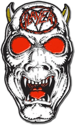 Horned Demon Skull Graphic PNG