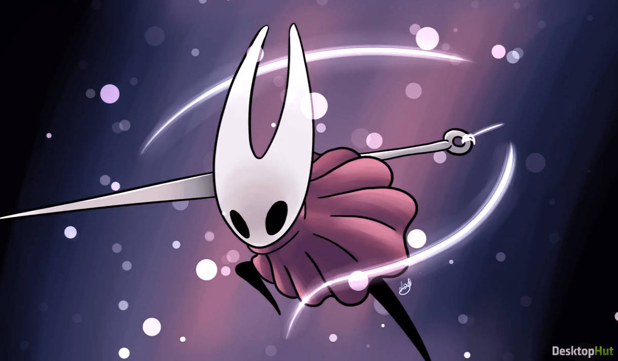 Dive into the majestic world of Hallownest with Hornet, the loyal protector of Hollow Knight. Wallpaper