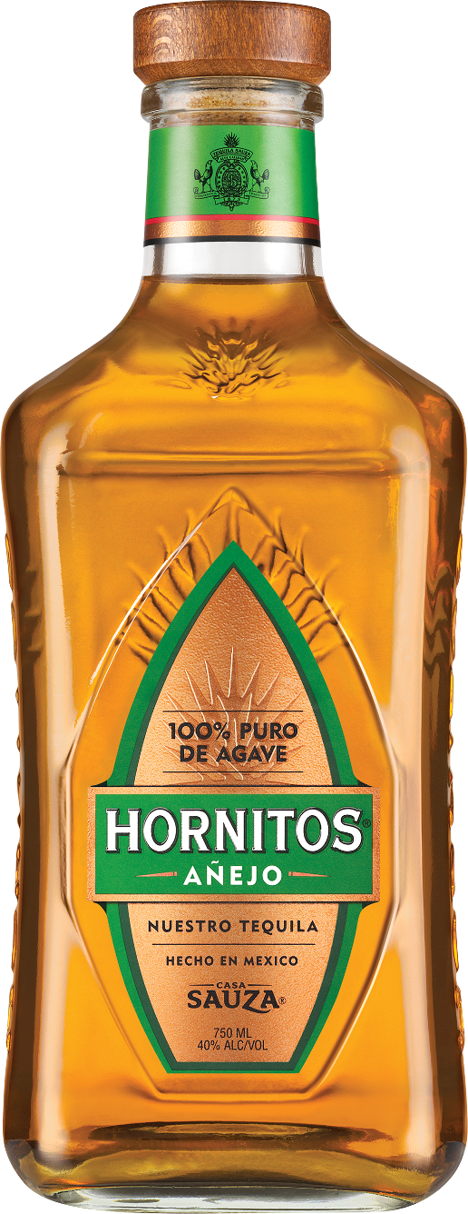 Hornitos Anejo Tequila Bottle PNG