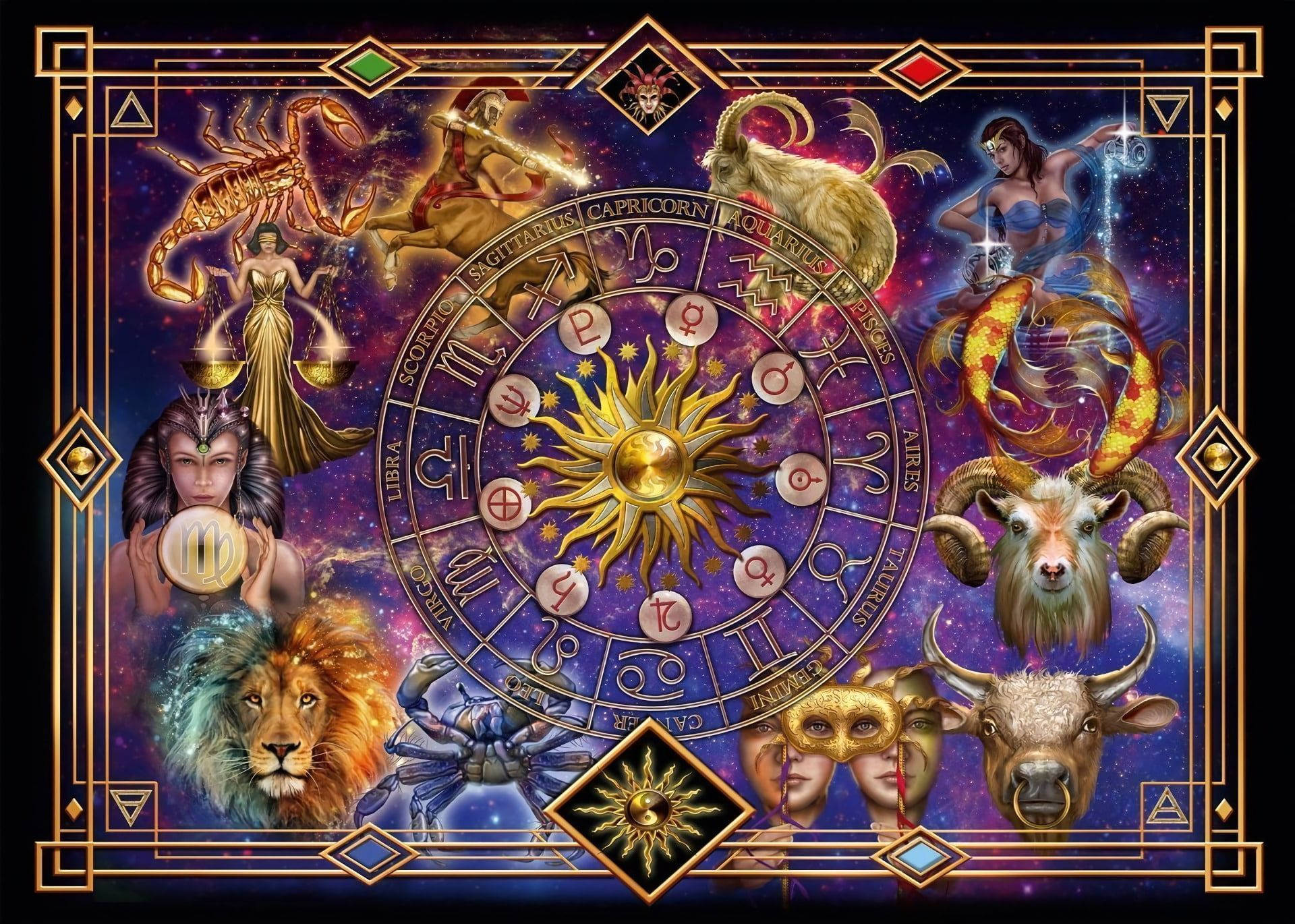 Horoscope Sun Astrology Chart Wallpaper