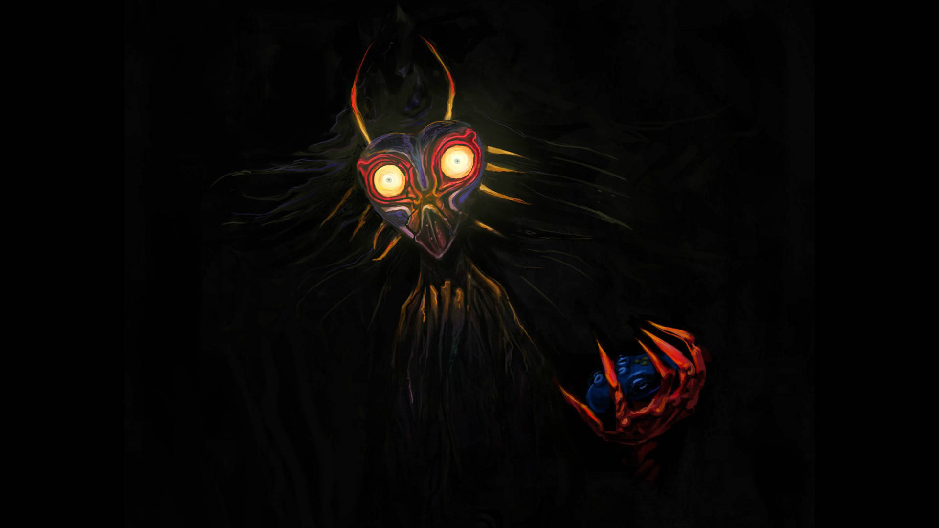 Horrific Glowing Eye Majora's Mask