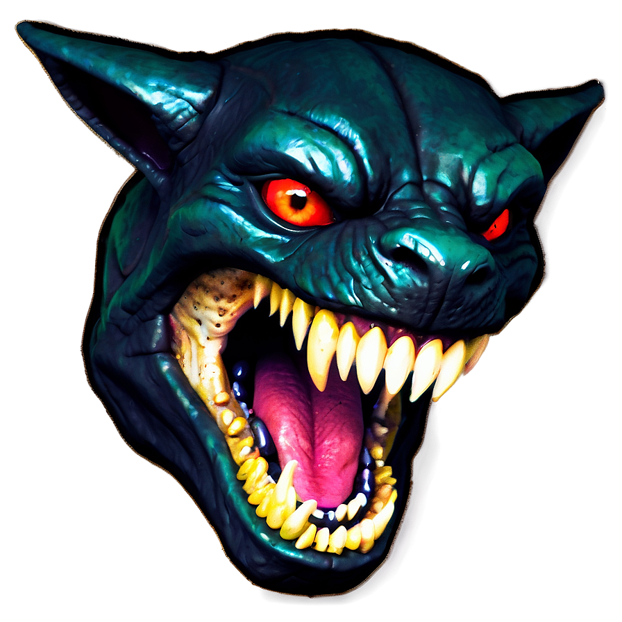 Horrific Hellhound Fangs Png Mbk48 PNG