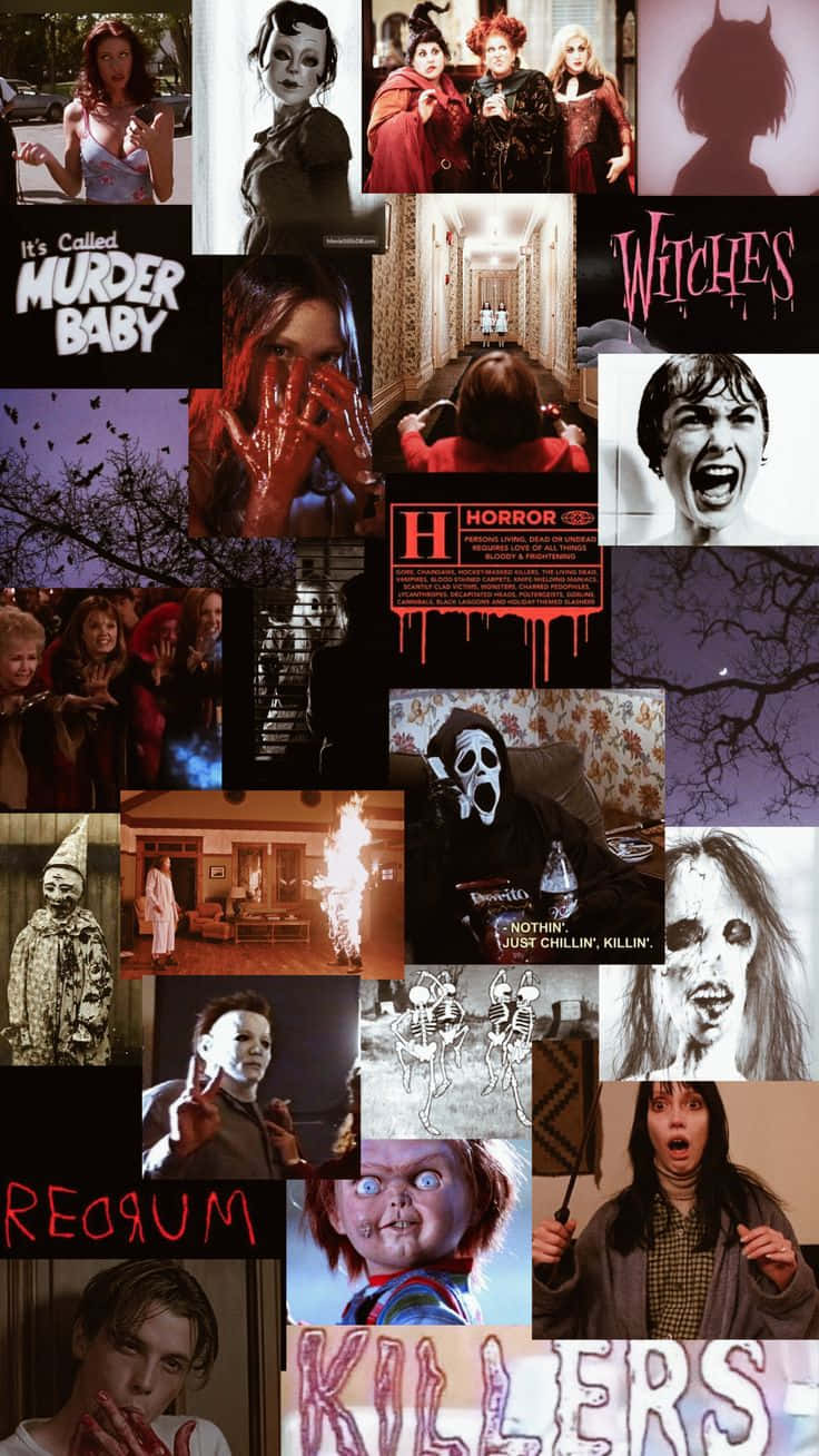 Horror Collage Gore Aesthetic Wallpaper
