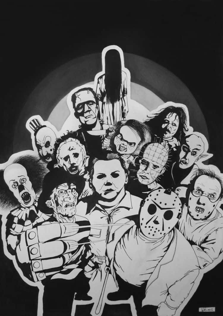 "Be scared of these legendary horror icons" Wallpaper