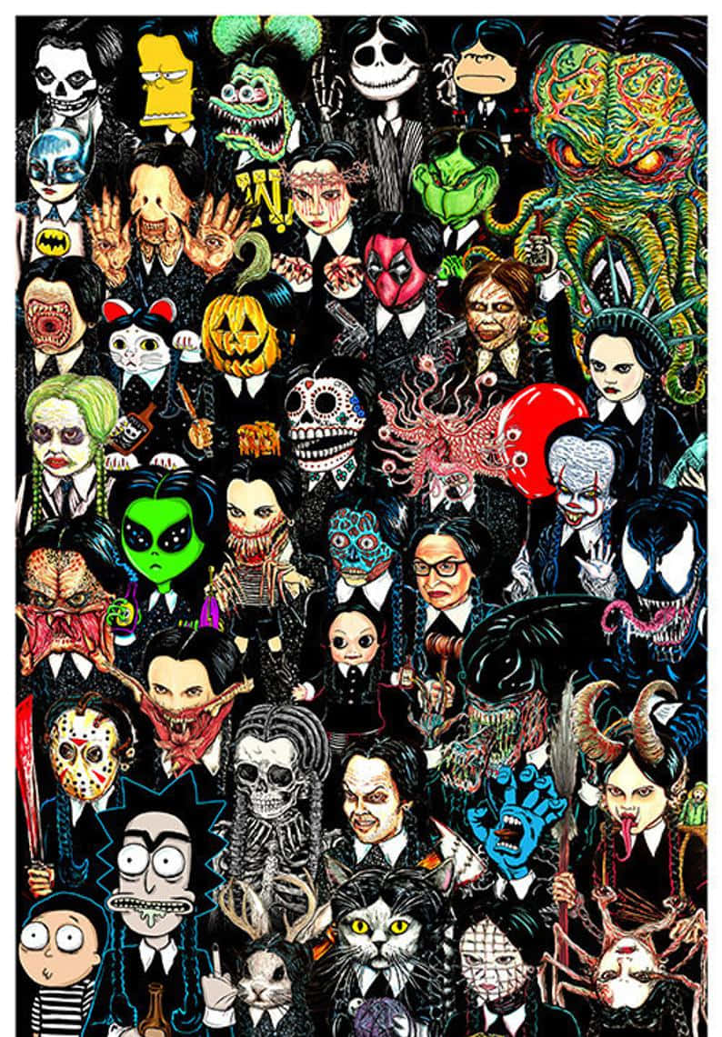 "Introducing the Scariest Icons of Horror" Wallpaper