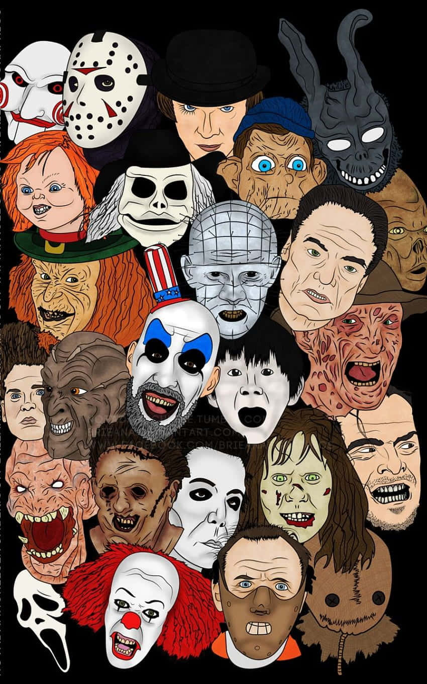 Face Your Fears - Horror Icons Wallpaper