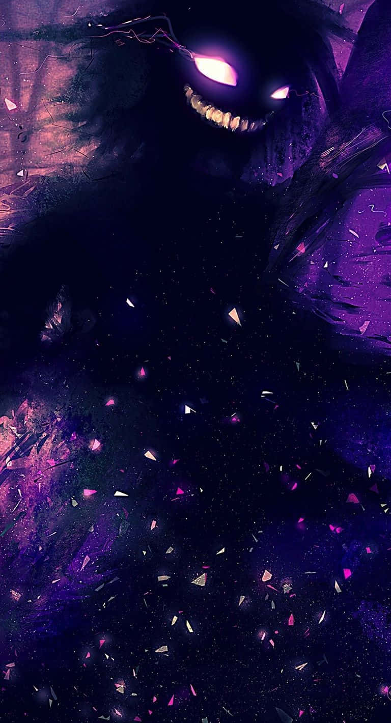 A Dark Purple Background Wallpaper