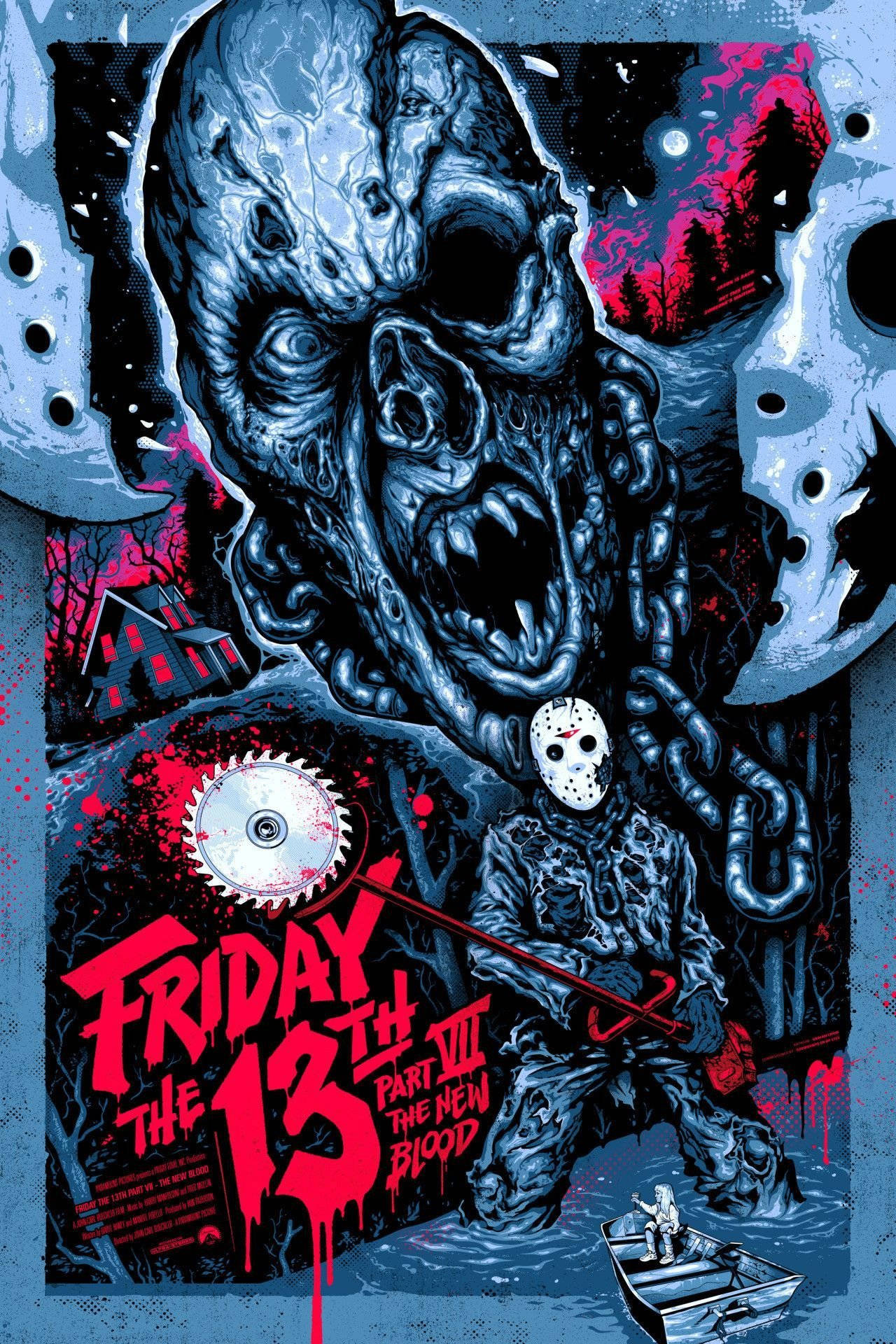 Horror Movie Collage Friday The 13th Wallpaper