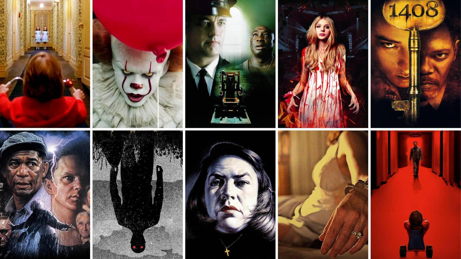 Horror Movie Collage 1920 X 1080 Wallpaper