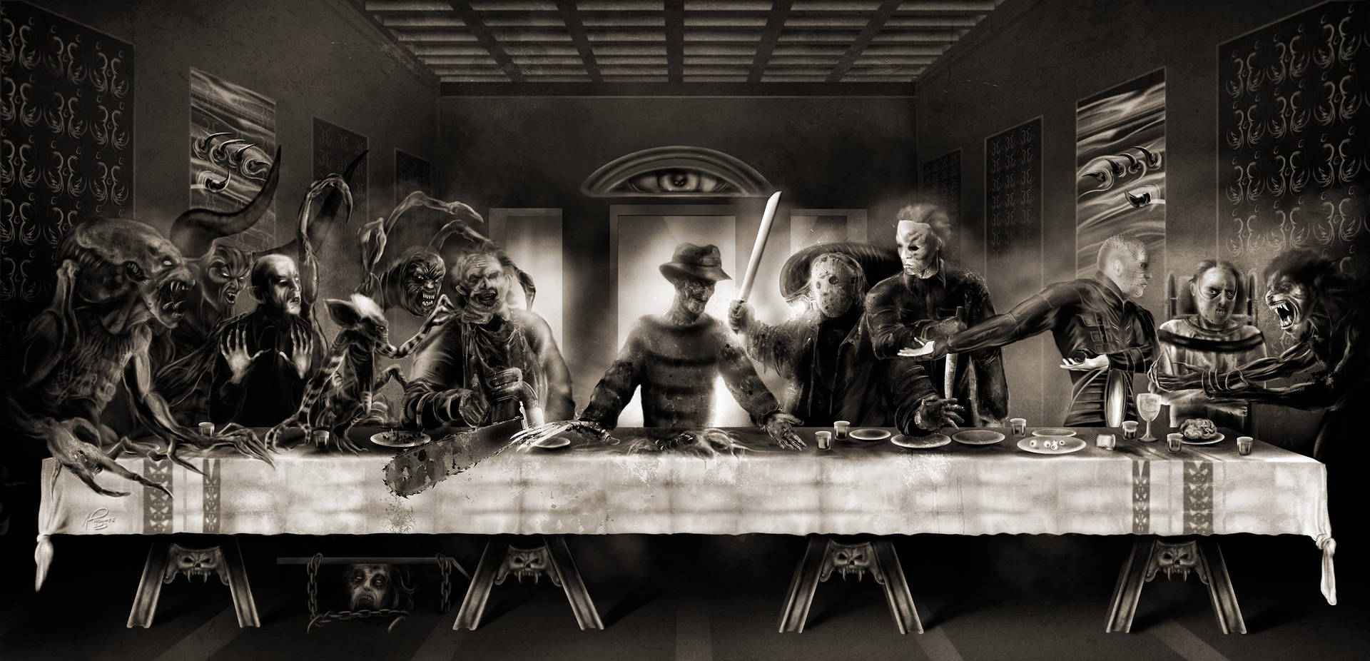The Last Supper By John Mccartney Wallpaper