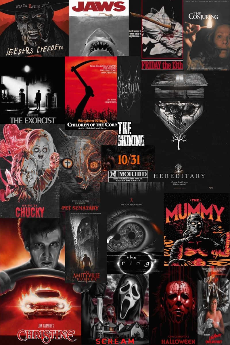 Horror_ Movie_ Collage Wallpaper